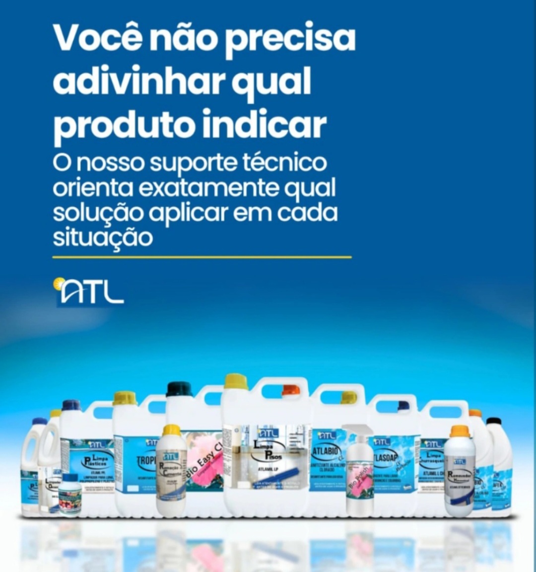 Produtos de limpeza profissional