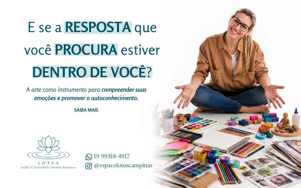 Sessão de Arteterapia - Quando as palavras faltam, a Arte fala