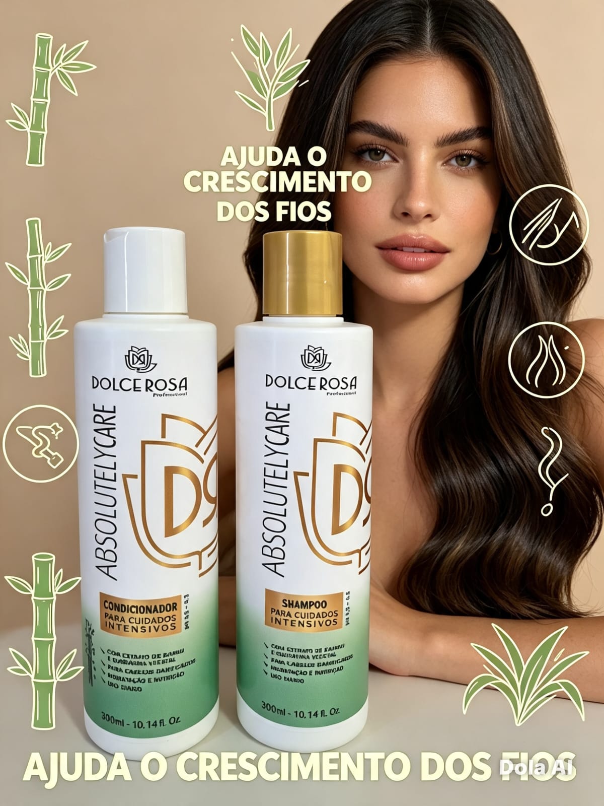 Kit Bambu Crescimento fios